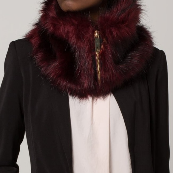 🔥LAST 1🔥NWT TED BAKER FAUX FUR COLLAR - Picture 7 of 8